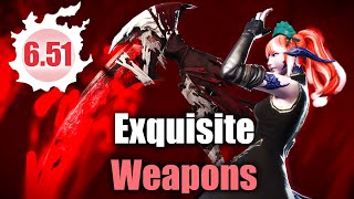 All NEW Shiny Exquisite Weapons  Patch 651  4KUHD [upl. by Frey988]