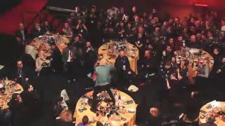 When Oli SykesBring Me The Horizon trashed Coldplays Table at NME Awards [upl. by Enoob93]