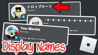 How to Make Display Name Tricks on Roblox 2024 [upl. by Billy]