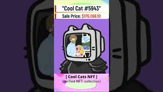 🅽🅵🆃 quotCool Cat 5943quot from Cool Cats NFT NFT Collection  NFT Markeetplace [upl. by Ecidnarb]