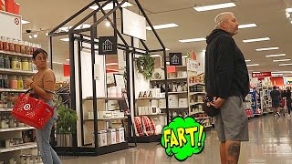 Funny Wet Fart Prank At Target  Last Minute Shoppers [upl. by Geier382]