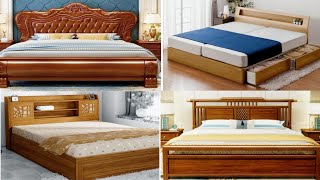 Wooden simple bed design latest model  Top 20 affordable bed design simple and decent [upl. by Seel]