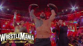 Roman Reigns Wrestlemania 39  Exit Theme 2023 [upl. by Skcirdnek]