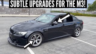 IMPROVING THE EXTERIOR OF THE E90 M3  2011 BMW M3 E90 Build abcgarage [upl. by Lowrance841]