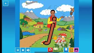 Letterland Alphabet Phonics Sounds Songs Shapes and Writing  Letter J  Jumping Jim [upl. by Myrtie]