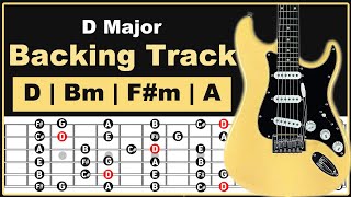 D Major Backing Track  75 Bpm  Ballad [upl. by Bergin]