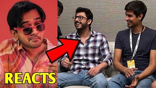 CarryMinati amp dhruvrathee TOGETHER after Yalgaar  HiSaimanSays Reacts  shorts [upl. by Yevre530]