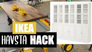 IKEA HAVSTA HACK  HomeschoolGame Room makeover PART 1 [upl. by Biddie712]