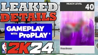 NBA 2K24 New Pro Play Feature Looks 🔥 Actual leaked Details and New Rewards [upl. by Wiener44]