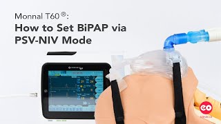 Monnal T60 How to Set BiPAP via PSVNIV Mode  S01E041 [upl. by Aztiram42]