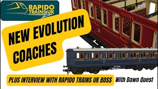 NEW RAPIDO EVOLUTION COACHES  incl Interview with Rapido Trains UK Boss Andy Hardy [upl. by Regnig]