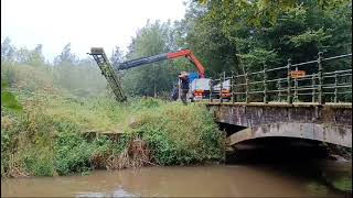 Stichting Kempens Landschap restaureert oud stuwmechanisme Trammeke Grote Nete  NNieuws [upl. by Leuamme]