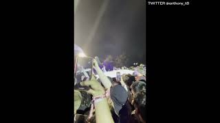 Astroworld Festival Deaths Ambulance Plows Through Crowd [upl. by Ramon]