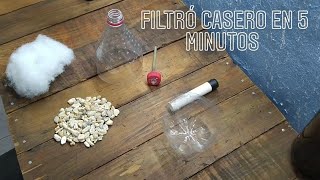 COMO hacer un FILTRO para pecera CON una BOTELLA [upl. by Dymoke59]