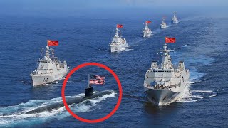 US Navy Submarine SURFACES WITHIN Chinese Fleet Then THIS Happened [upl. by Haet]