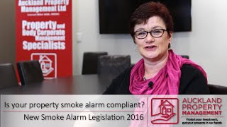 New Smoke Alarm Legislation  Auckland Property Management [upl. by Ailehc357]