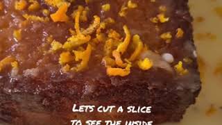 Super Easy and Moist Orange Cake [upl. by Zacarias]