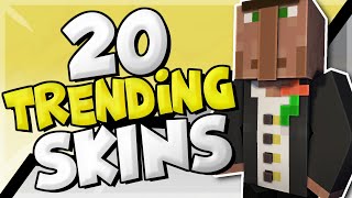 20 Trending Minecraft Skins [upl. by Lala]