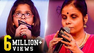 Vaikom Vijayalakshmi amp Utharas 2 mesmerizing live performances [upl. by Lein]