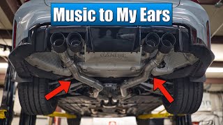 The Best Exhaust for you G80 M3  G82 M4  Dahler Exhaust  Sound Clips and Install [upl. by Einahpets]