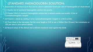 HB Estimation by Colorimetric method [upl. by Auahsoj]