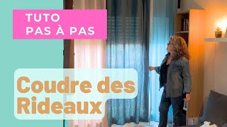 Coudre des rideaux avec la réponse à la question de la rentabilité en fin de vidéo [upl. by Lothair966]