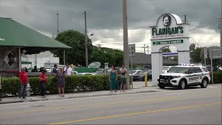 RAW VIDEO West Palm Beach scene after gunfire near President Trump [upl. by Iblok]