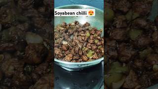 Soyabean chilli ♥️food shortvideo soyabeanmanchurian [upl. by Nylsor998]