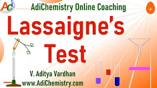 Lassaignes test class 11  organic compounds  detection nitrogen sulfur chlorine bromine iodine [upl. by Ymac]