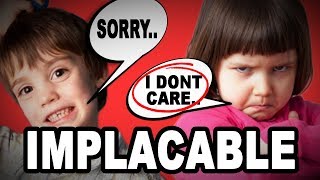 😤 Learn English Words IMPLACABLE  Meaning Vocabulary with Pictures and Examples [upl. by Icyaj]