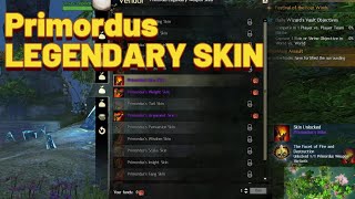 GW2  Primordus Legendary Weapon  2024 Updated Guide [upl. by Nalyt]