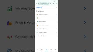 Swing Trading And Intraday Trading Ke Liye Best screener Scan X [upl. by Toy]