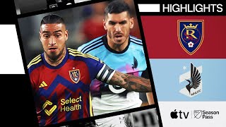 Real Salt Lake vs Minnesota United  Full Match Highlights  October 02 2024 [upl. by Ailec]