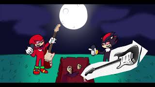 FNF tails gets trolled  high shovel but shadow and knuckles have guitars [upl. by Robenia]