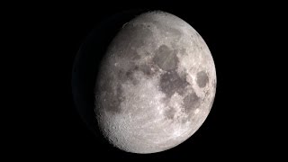 NASA  Moon Phases 2015 Northern Hemisphere Moon Only [upl. by Bullion]