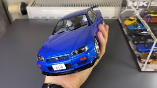 Solido 118 Nissan Skyline GTR R34 unboxing [upl. by Eibrik579]