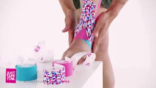 Voorbeeld zelf enkel tapen » Instructievideo » Just Tape It [upl. by Elime941]