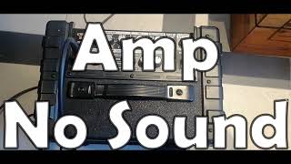 Guitar Amp makes no sound [upl. by Inihor]