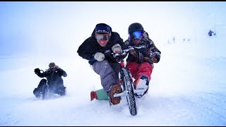 Trike Drifting in SNOW with Syndicate and Shonduras and DEVINSUPERTRAMP [upl. by Richela]