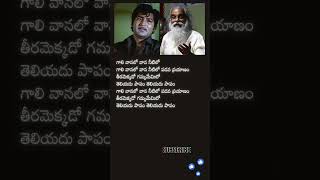 గాలి వానలో వాన నీటిలో yesudas shobanbabu ytshorts trending telugumusic oldsongs [upl. by Haimerej]