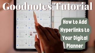 Adding Hyperlinks to Your Digital Planner [upl. by Atterol898]