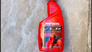 A review of the Mothers VLR Vinyl Leather Rubber Spray auto care product [upl. by Atterys439]