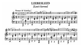 Kreisler Liebesleid  Piano accompaniment with violinpiano sheet music [upl. by Placido]