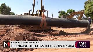 Gazoduc Nigéria  Maroc  le démarrage de la construction prévu en 2024 [upl. by Aisan631]