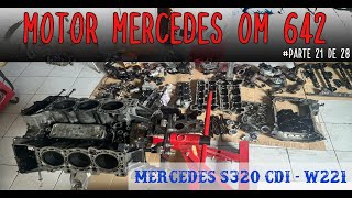 Reparar colectores de admisión motor Mercedes OM642 MERCEDES 320CDI PARTE 21 [upl. by Leahicm]