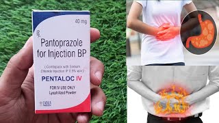 Pantoprazole For Injection BP 40 mg  Pantaloc IV Review amp Use in hindi [upl. by Ioved]