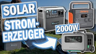 Top 3 SOLAR STROMERZEUGER 2024 2000W [upl. by Allanson]