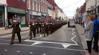 Royal Fusiliers  Freedom of Warwickshire [upl. by Aihsila]