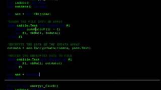 AES Rijndael Encryption in Visual Basic 6 Part 2 [upl. by Alysa601]