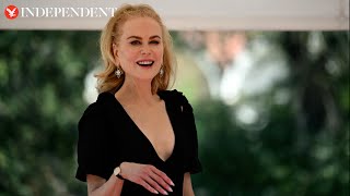 Watch Nicole Kidman and Antonio Banderas bring Babygirl to Venice Film Festival [upl. by Sophie]